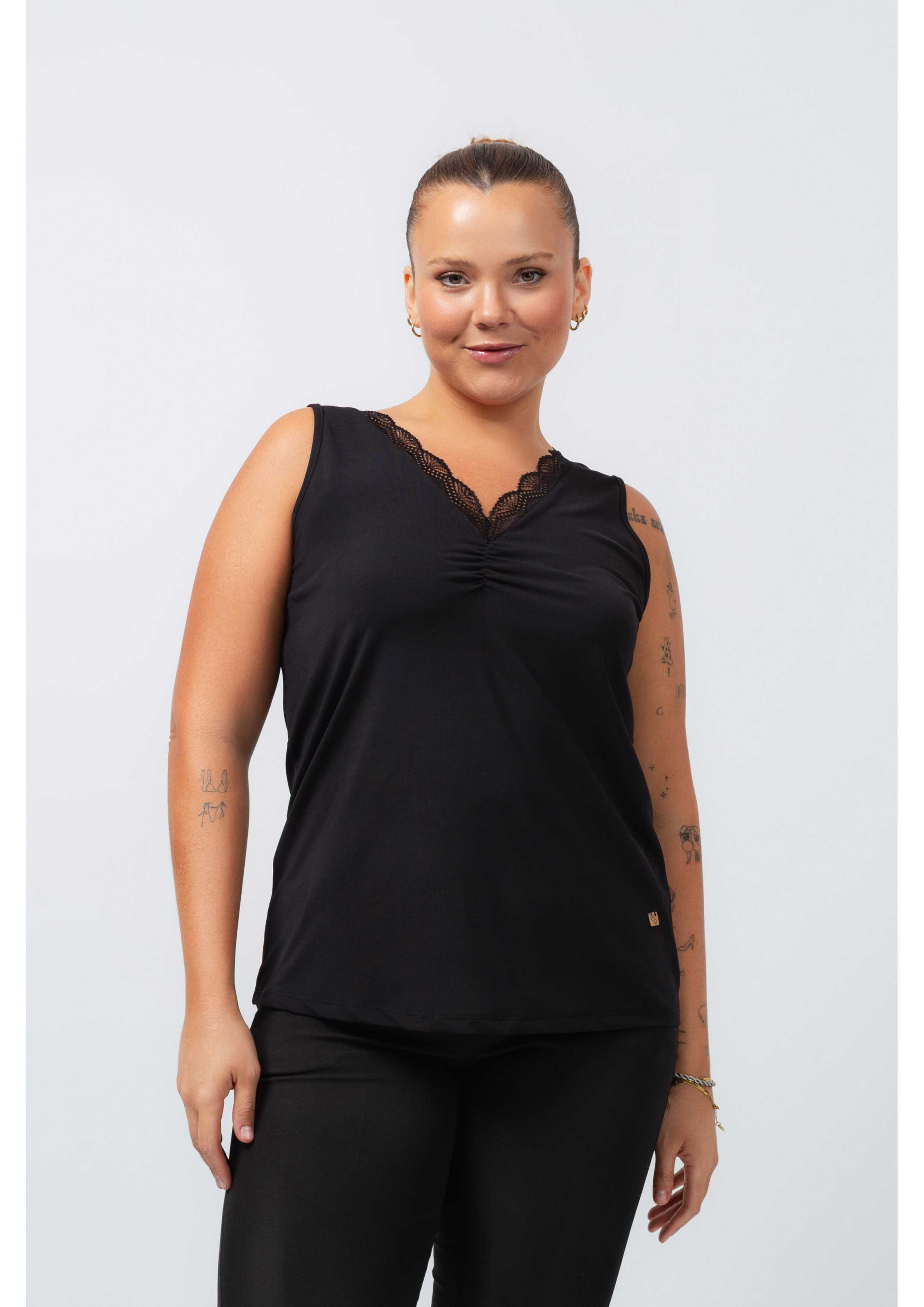 257003 - Top em malha lisa...