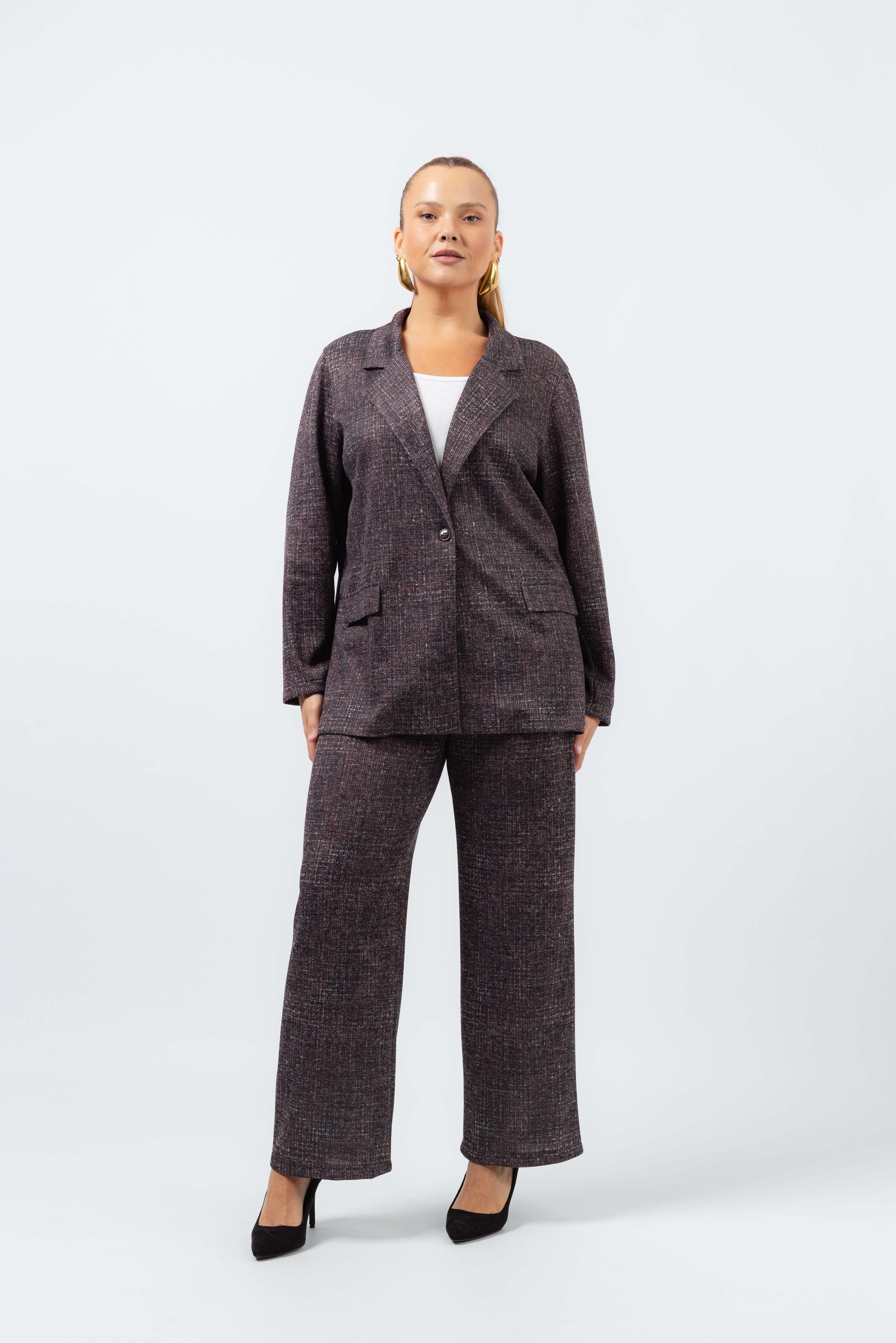 252032 - Conjunto em malha lisa Coleção Outono Inverno Tamanhos Grandes